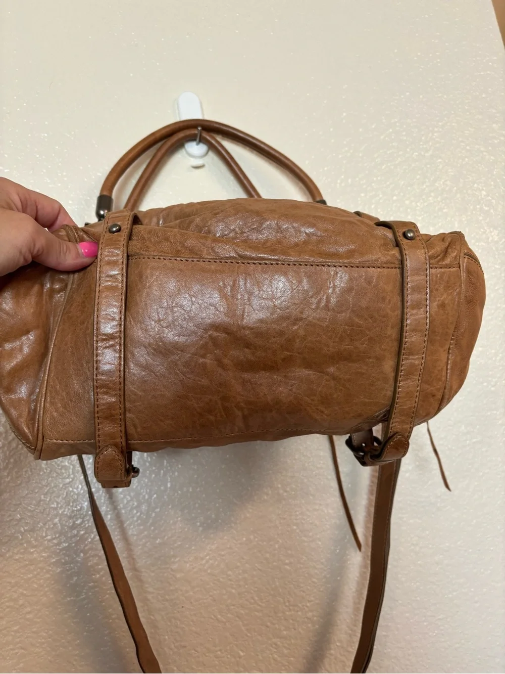 REBECCA MINKOFF Cupid Satchel Leather bag